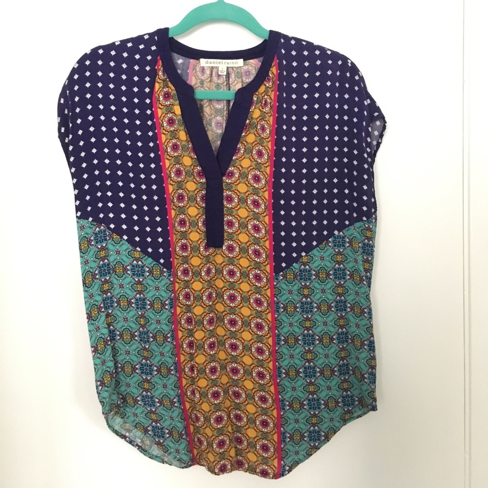 Daniel Rainn Patterned Blouse